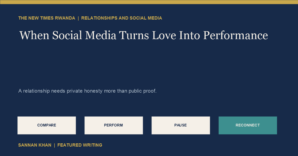 A relationship needs private honesty more than public proof.