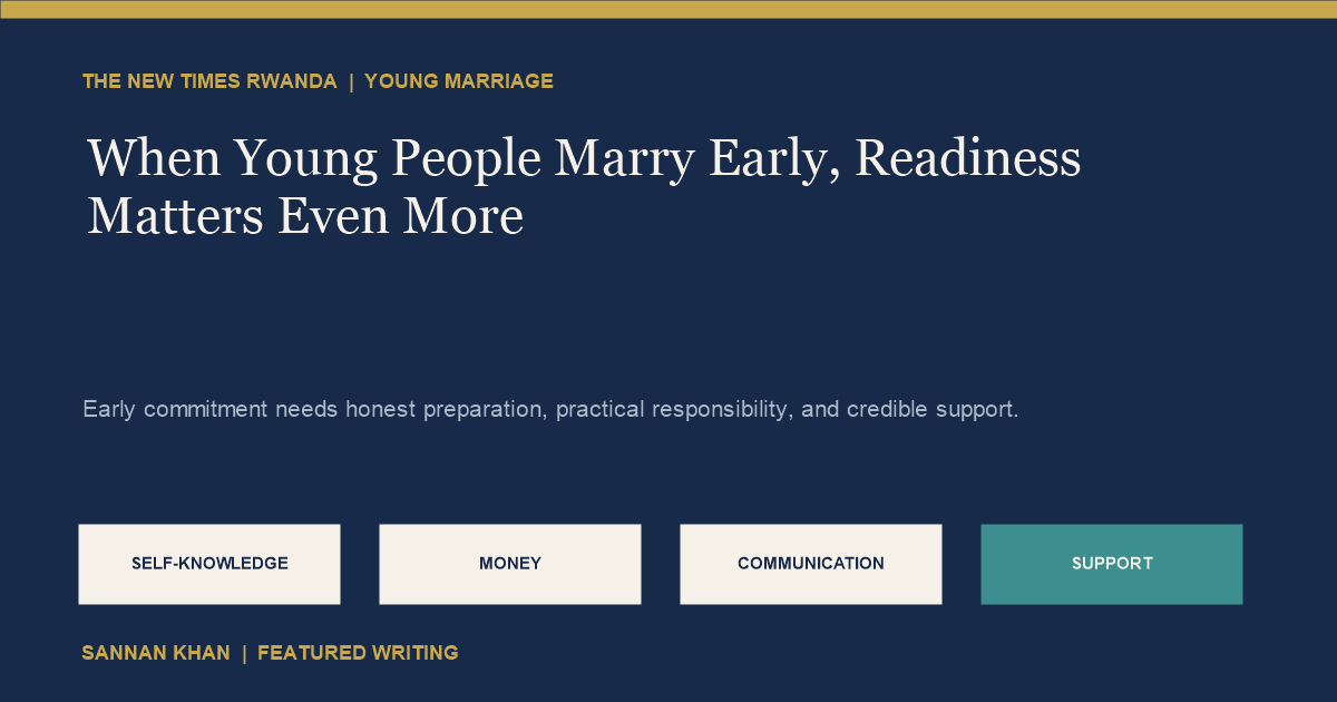Early commitment needs honest preparation, practical responsibility, and credible support.