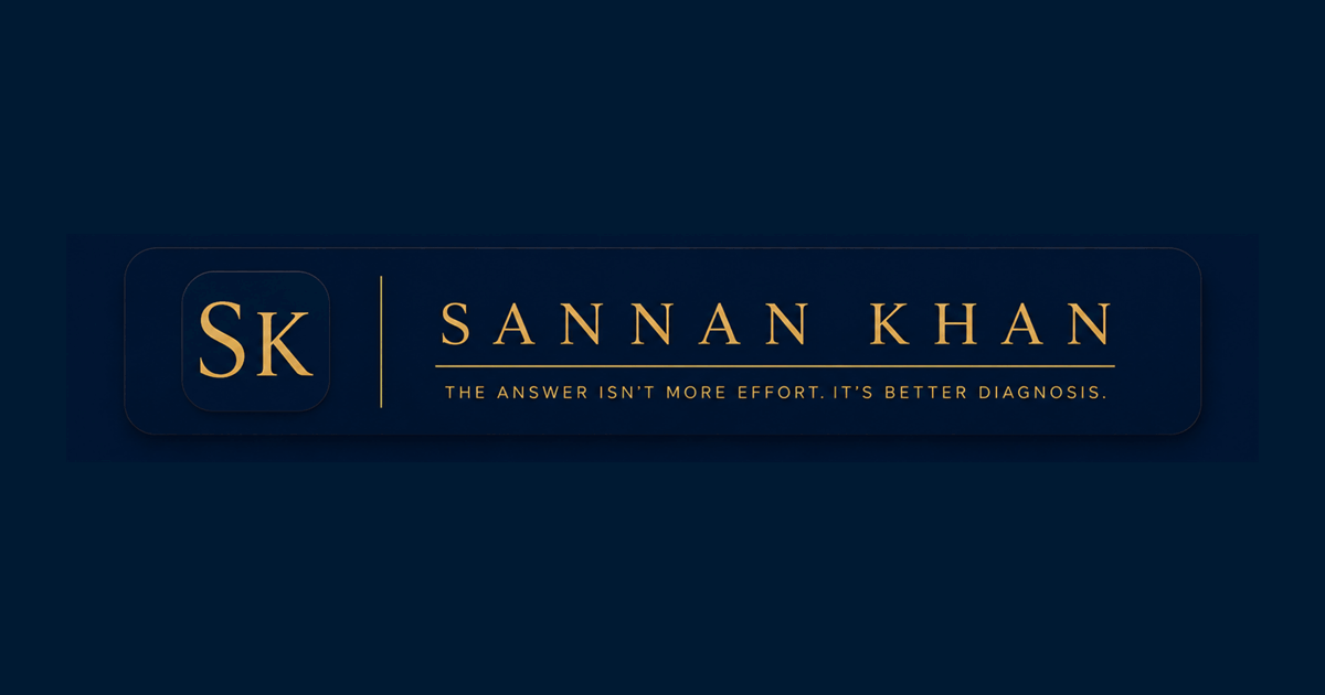 Sannan Khan relationship clarity framework